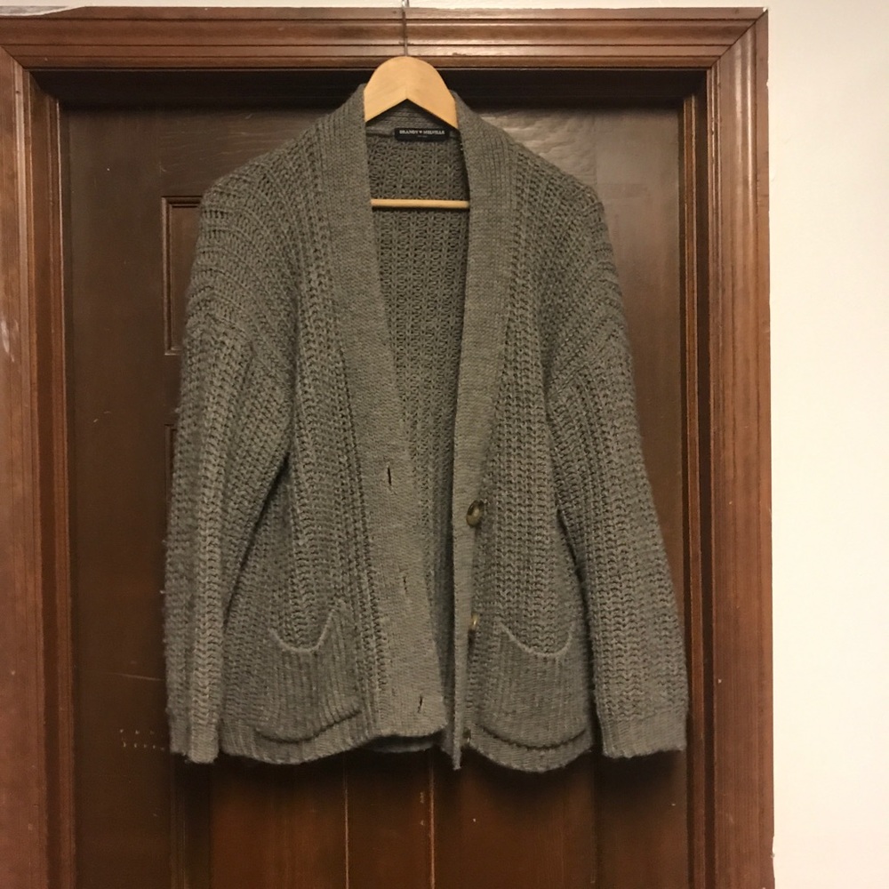 Grey Brandy Melville Cardigan